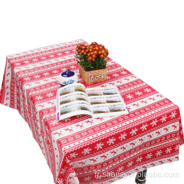 Couverture de table personnalisée de Noël avec flanelle